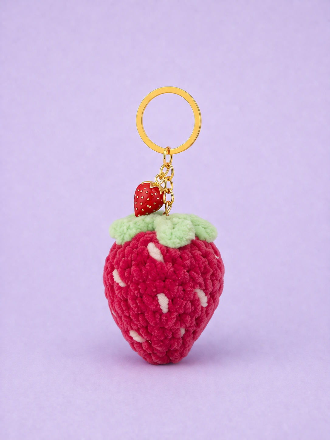 Porte-clé fraise